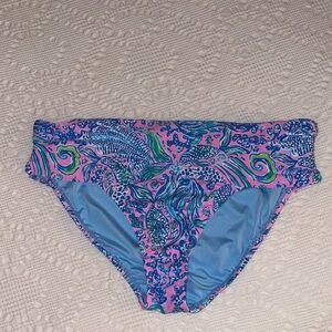 Lilly Pulitzer Lagoon Sarong Hipster Bikini Bottom
